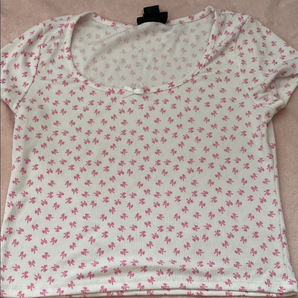 Pink Floral Women's Top